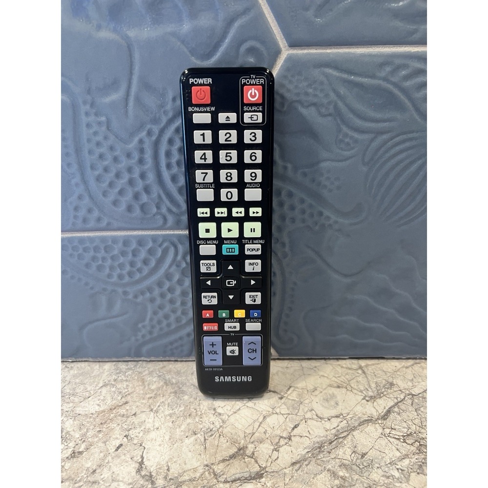 Genuine Samsung AK59-00123A TV Blu-Ray Remote Control Netflix Smart Hub Tested